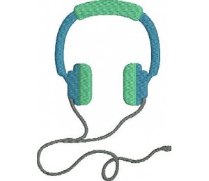 Stickdatei - Kopfhörer 